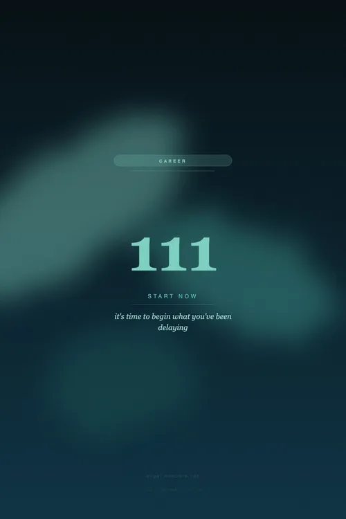 111 angel number wallpaper
