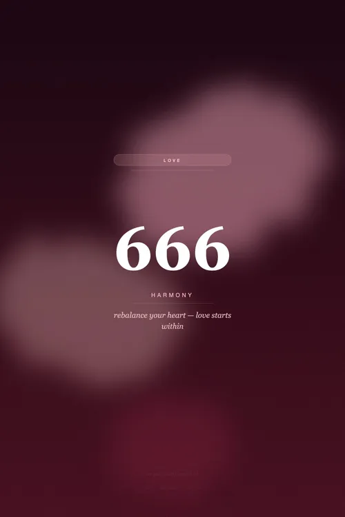 666 angel number wallpaper